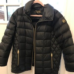 Michael Kors packable down puffer coat